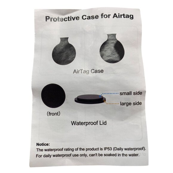 Cute Cartoon AirTag Protective Case 2-Pack Frozen Elsa Anna Waterproof IP53 For - Picture 5 of 6